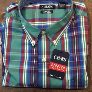 Men’s plaid button down shirt